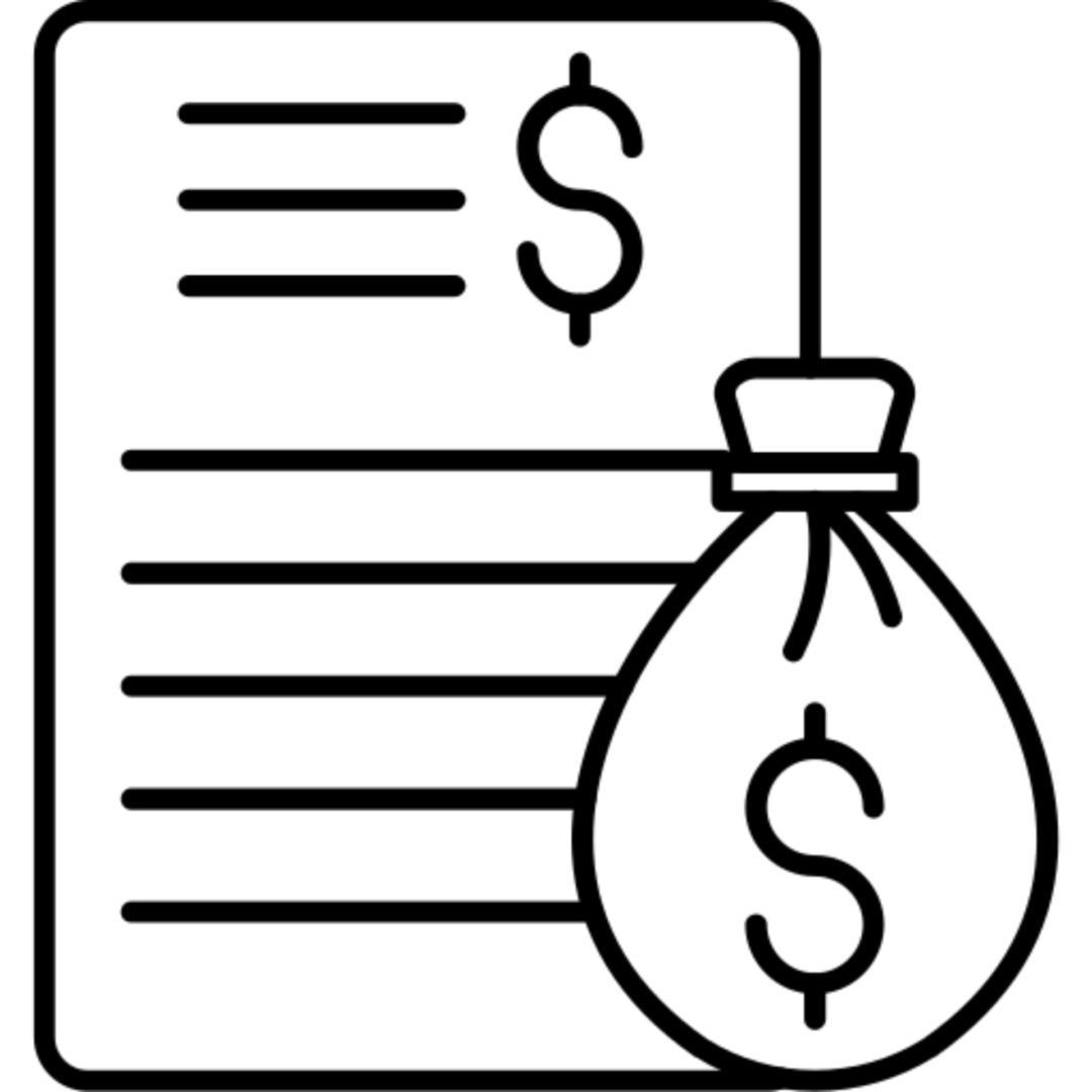 Silhouette of a person jumping in excitement.