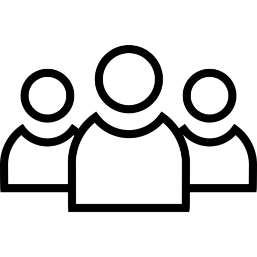 Black silhouette of a seated meditating person.