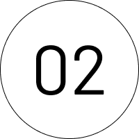 Black square with a white letter "A".