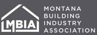 Montana Building Industry Association logo.