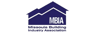 MBIA logo with house silhouette design.